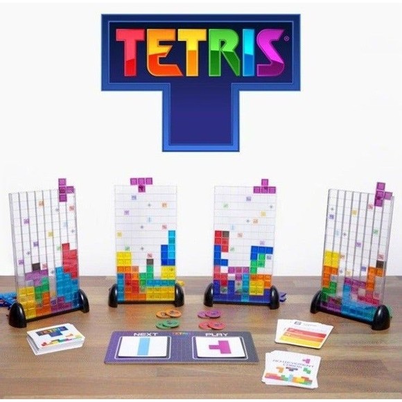 Tetris Head To Head Strategy Board Game Buffalo 2-4 Players Classic - Picture 2 of 4